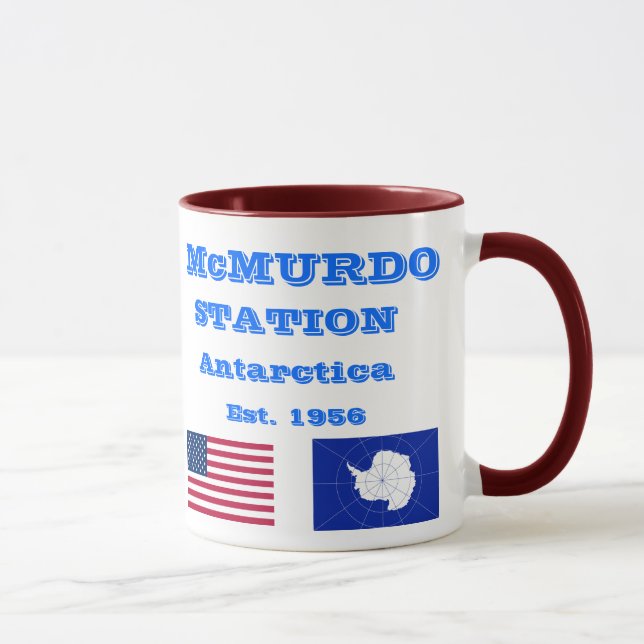 U.S. McMurdo Antarctica Souvenir Mug (Right)