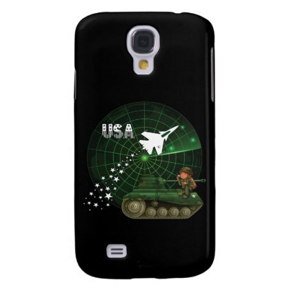 U.S. Military, Air Force Radar Jet and Army Tank Galaxy S4 Case