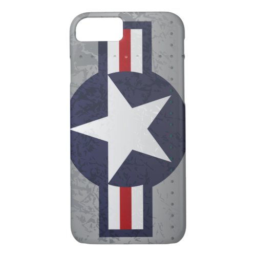 US Military Aviation National Roundel Insignia iPhone 87 Case