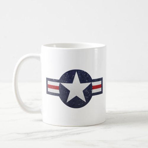 US Military Aviation National Roundel Insignia Coffee Mug