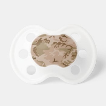 U.s. Military Desert Sand Camo Infant Pacifier by ForEverProud at Zazzle