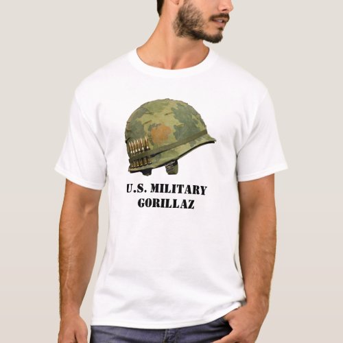 US Military Gorillaz Shirt