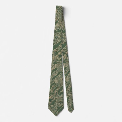 US Military Green Camouflage Mens Tie