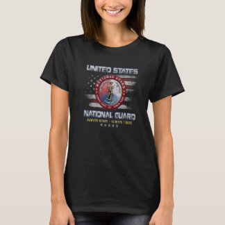 U S National Guard Veteran Always Ready Always The T-Shirt