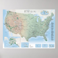 U.S. National Parks Map Poster (2026 Update)