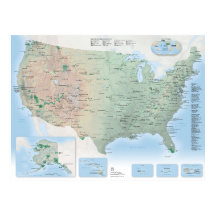 U.S. National Parks Map Poster (2026 Update)