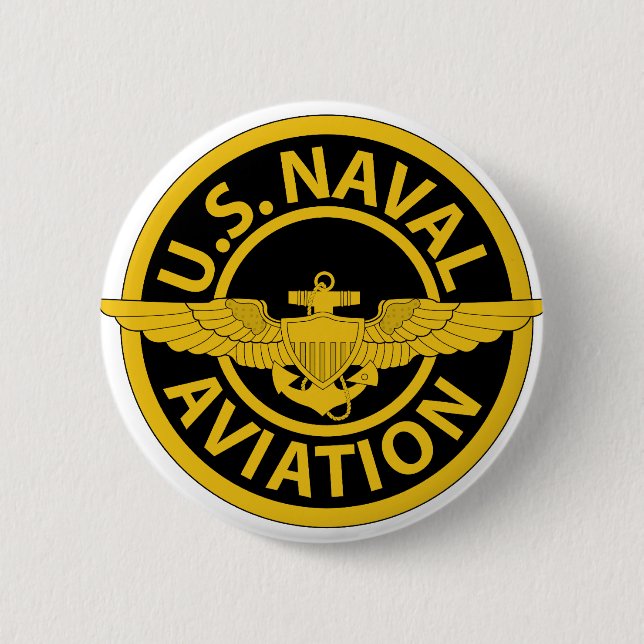 U.S. Naval Aviation - 2 Button (Front)