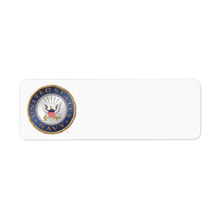U.S. Navy Address Label