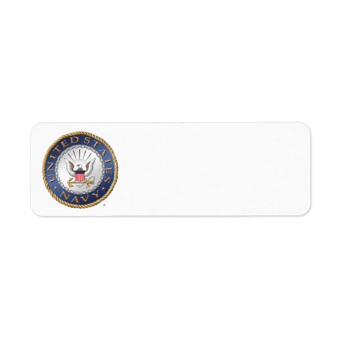 US Navy Address Label