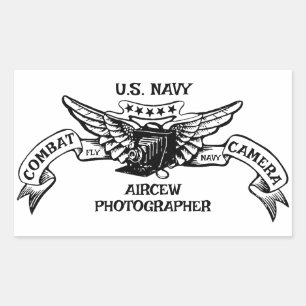 U.S. Navy Aircrew Photographer Sticker