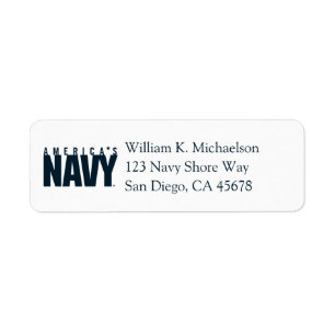 U.S. Navy America's Navy Label