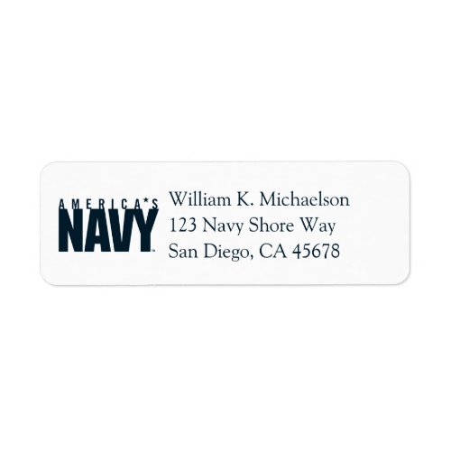 US Navy  Americas Navy Label