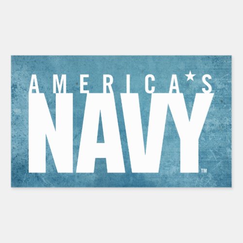 US Navy  Americas Navy Rectangular Sticker