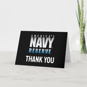 U.S. Navy America's Navy Reserve Letterpress Thank You Card
