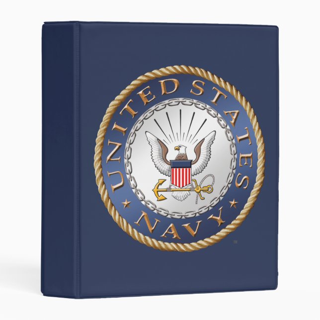 U.S. Navy Avery Mini Binder (Front/Spine)