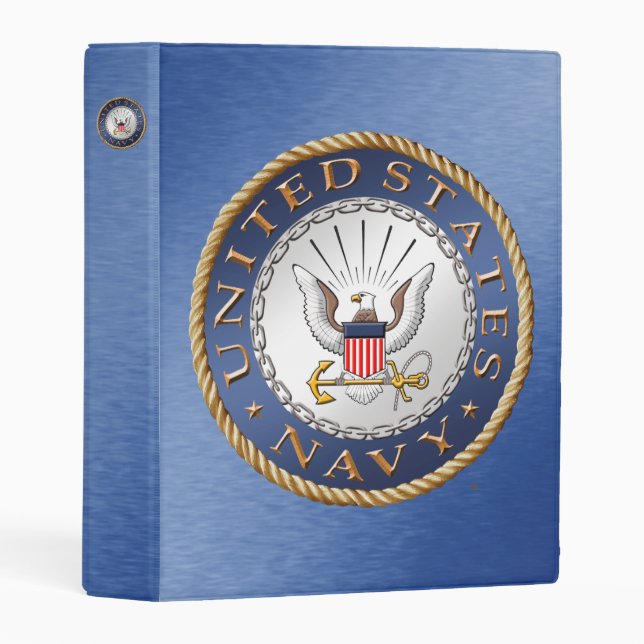 U.S. Navy Avery Mini Binder (Front/Spine)