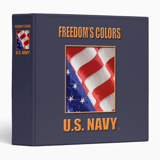 U.S. Navy Avery Signature 1.5" Binder (Front/Spine)