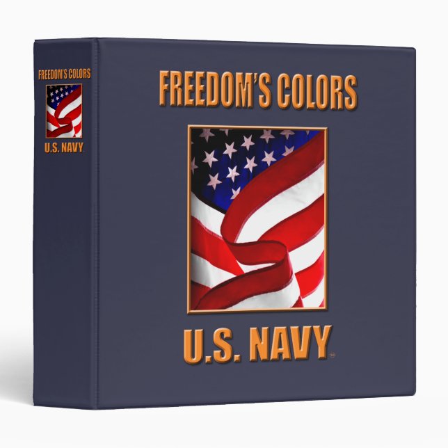 U.S. Navy Avery Signature 1.5" Binder (Front/Spine)