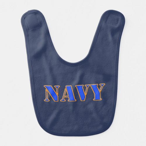 US Navy Baby Bib