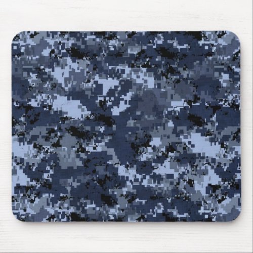 USNavy Blue Camouflage Mousepad