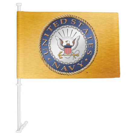 U.s. Navy Car Flag
