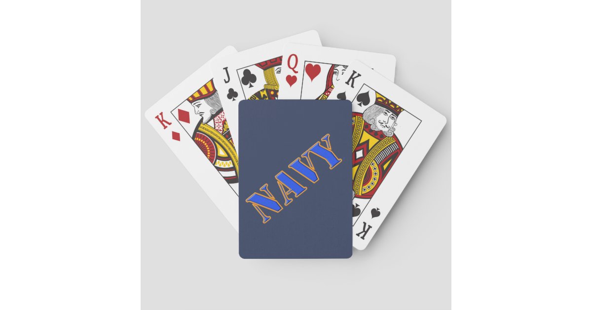 U.S. Navy Classic Playing Cards Zazzle