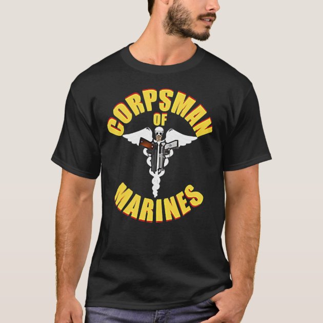 U.S. Navy Corpsman 8404 FMF Navy Veteran Gift T Shirt Zazzle