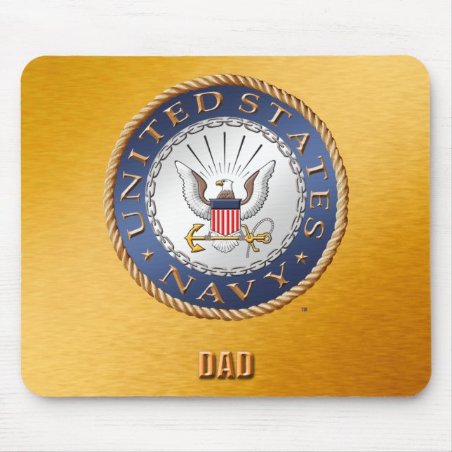 U.S. Navy Dad Mousepad (Front)