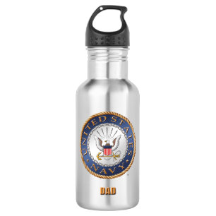 U.S. Navy Dad Water Bottle