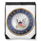 U.S. Navy Drawstring Backpack U.S. Navy Drawstring Backpack