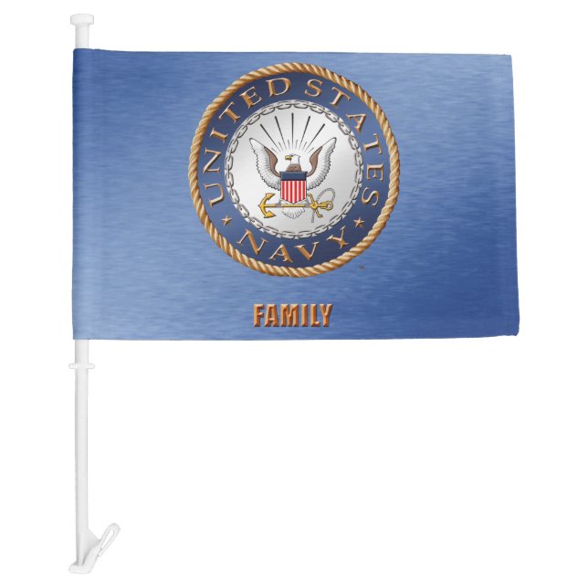 U.S. Navy Family Car Flag (Front)