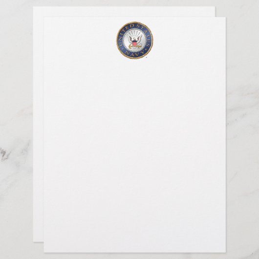 U.S. Navy Letterhead (Front/Back)