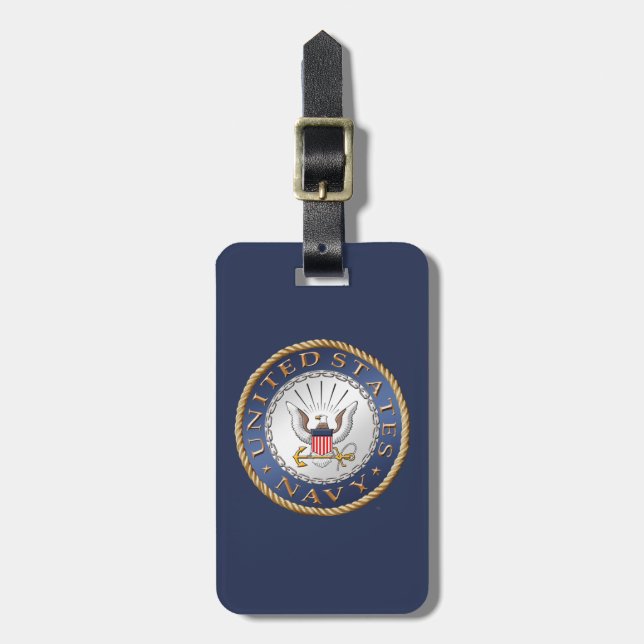 U.S. Navy Luggage Tag (Front Vertical)