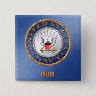 U.S. Navy Mom Button