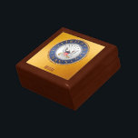 U.S. Navy Mom Jewelry Keepsake Box<br><div class="desc">Show your pride in the U.S. Navy. Designed by a veteran.</div>