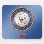 U.S. Navy Mom Mousepad<br><div class="desc">Show your pride in the U.S. Navy. Designed by a veteran.</div>