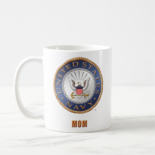 U.S. Navy Mom Mug (Left)