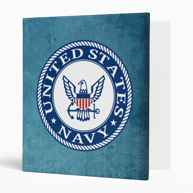 U.S. Navy | Navy Alt Emblem 3 Ring Binder (Front/Inside)