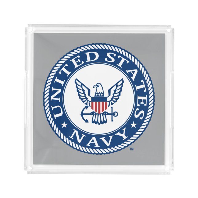U.S. Navy | Navy Alt Emblem Acrylic Tray (Front)