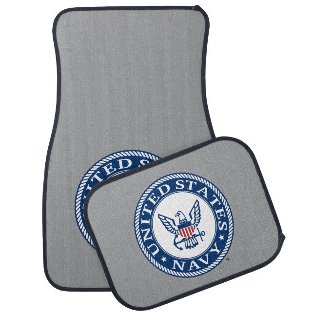 U.S. Navy | Navy Alt Emblem Car Floor Mat (Set)
