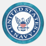 U.S. Navy | Navy Alt Emblem Classic Round Sticker
