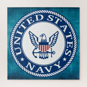 U.S. Navy Navy Alt Emblem Jigsaw Puzzle