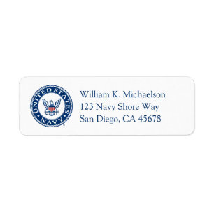 U.S. Navy   Navy Alt Emblem Label