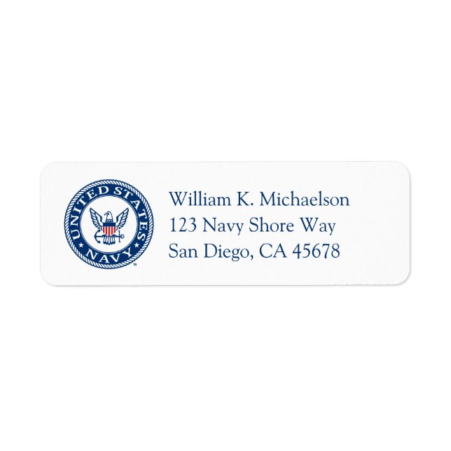 U.S. Navy | Navy Alt Emblem Label (Front)