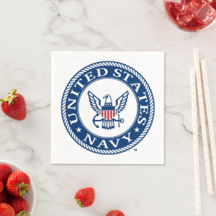 U.S. Navy   Navy Alt Emblem Napkins