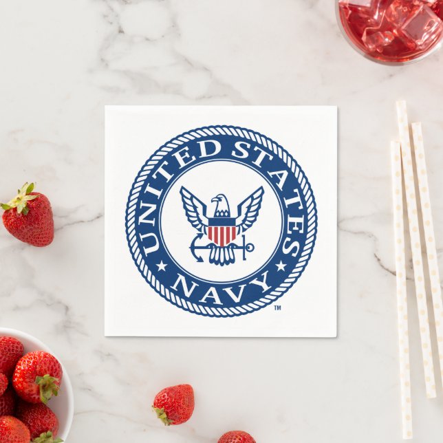 U.S. Navy | Navy Alt Emblem Napkins (Insitu)