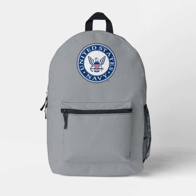 U.S. Navy | Navy Alt Emblem Printed Backpack (Front)