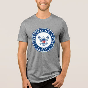 U.S. Navy   Navy Alt Emblem Tri-Blend Shirt