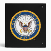 U.S. Navy | Navy Emblem 3 Ring Binder | Zazzle