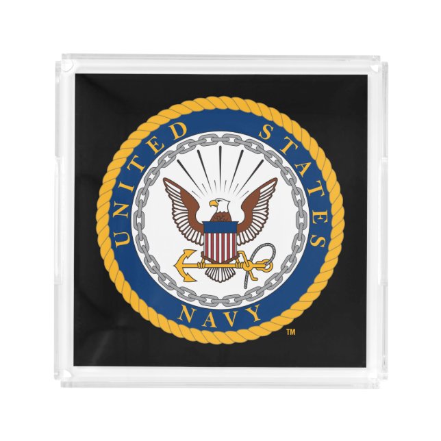 U.S. Navy | Navy Emblem Acrylic Tray (Front)